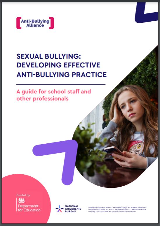 Sexual bullying guide - front cover