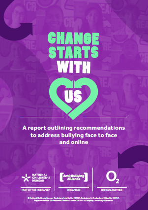 Front cover of the change starts with us report